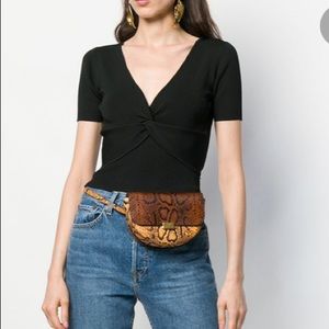 Sandro Serena knit rubbed top